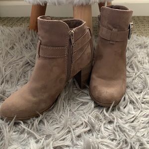 Light brown ankle boots